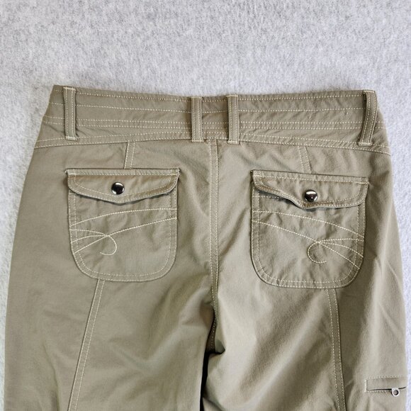 Kuhl Pants Womens 4 Gray Convertible Bootcut Roll Tab Hiking Trails Camping - Picture 8 of 16